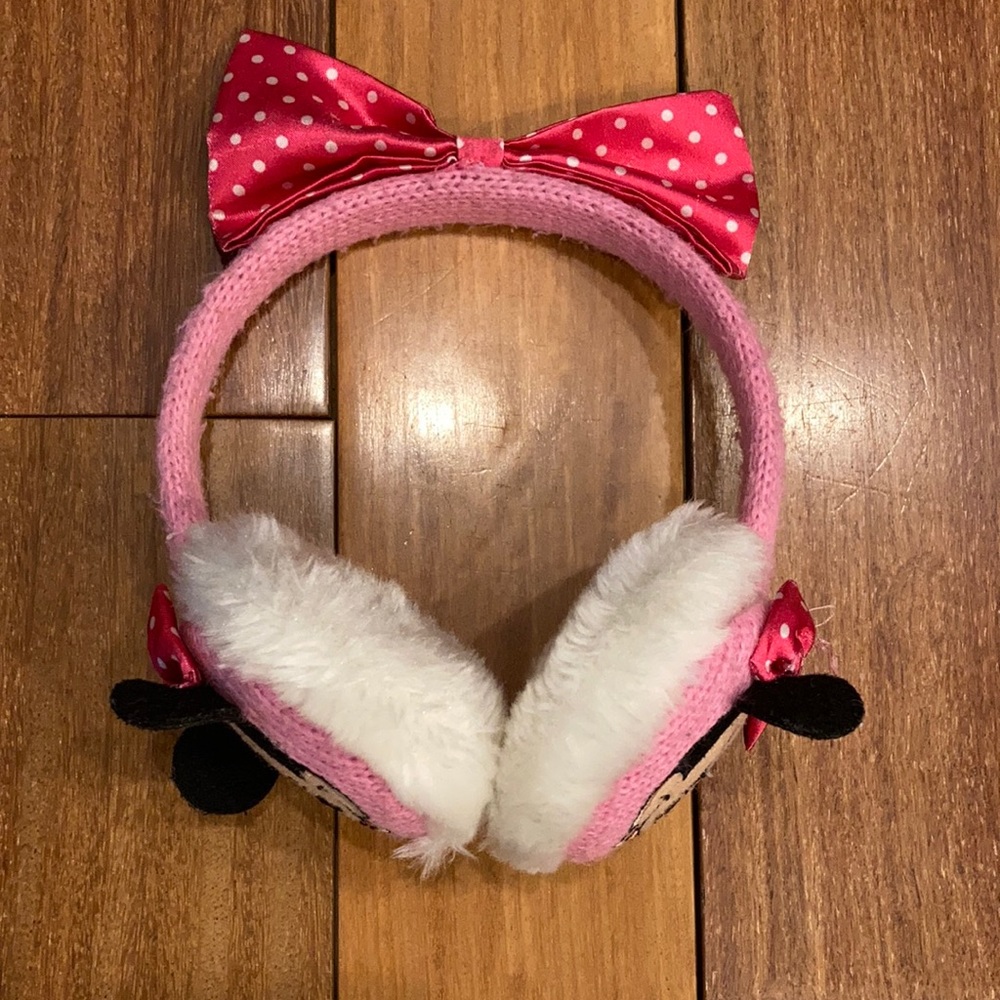 Girls Minnie mouse earmuffs